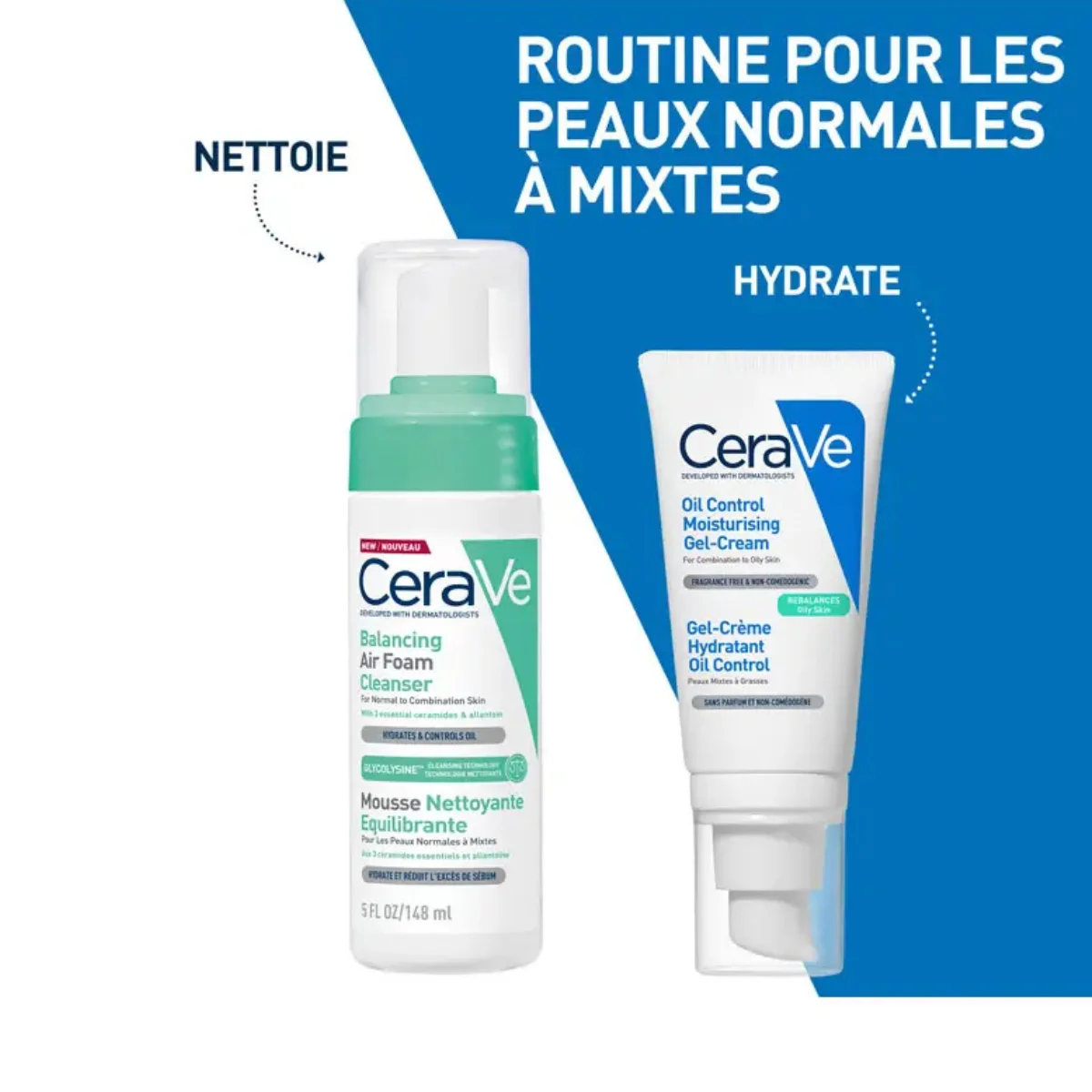 CeraVe Mousse Nettoyante Équilibrante 148ml | Peaux Mixtes – Image 4