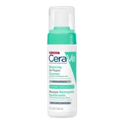 CeraVe Mousse Nettoyante Équilibrante 148ml : Le Nettoyant Nouvelle Génération pour Peaux Mixtes