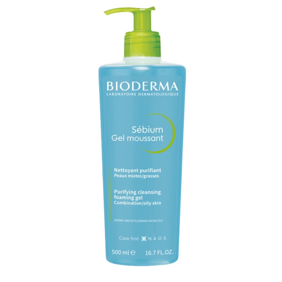 Bioderma Sébium Gel Moussant 500ml | Peaux Mixtes Grasses | Algérie