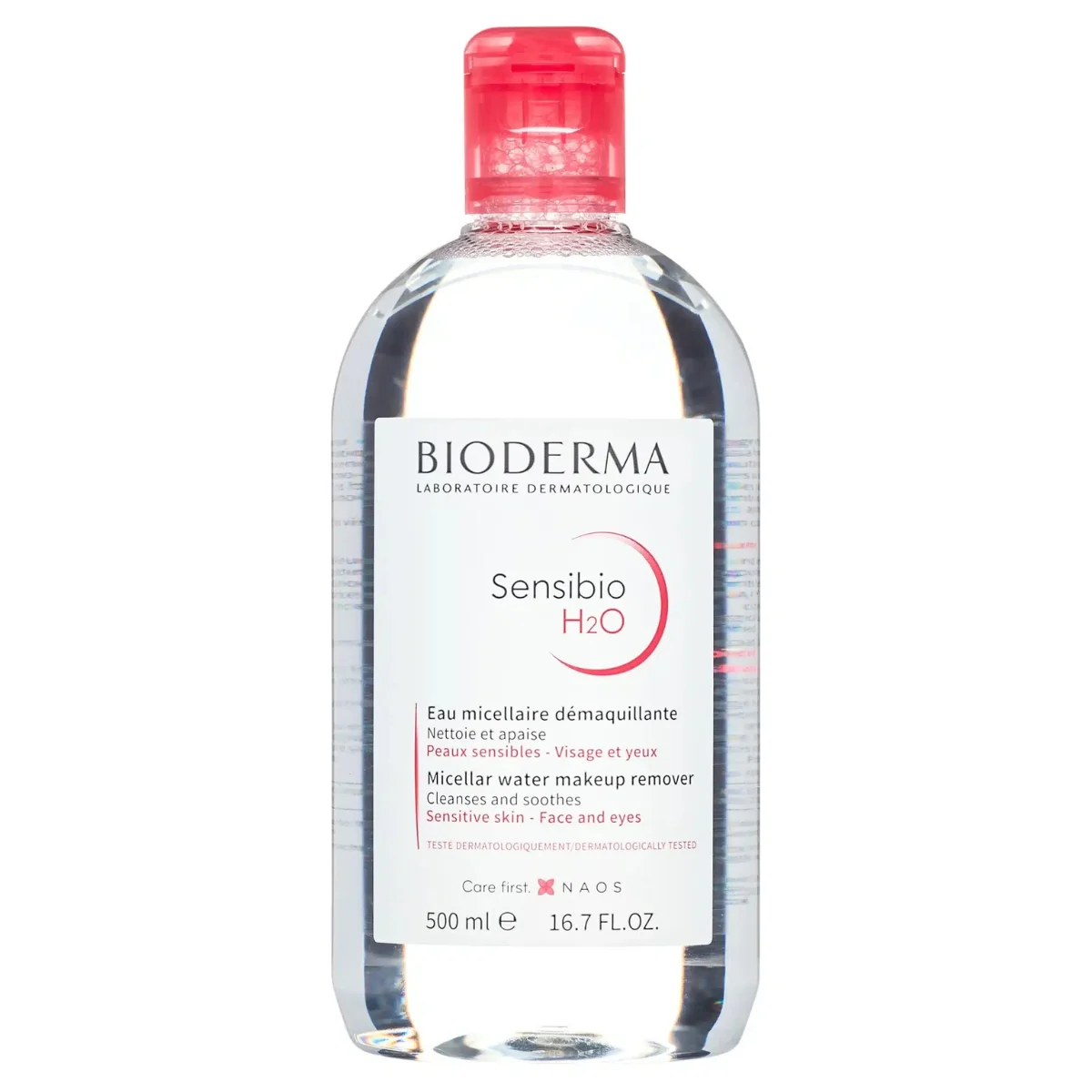 Bioderma Sensibio H2O Eau Micellaire 500ml - Démaquillant Peaux Sensibles - Algérie