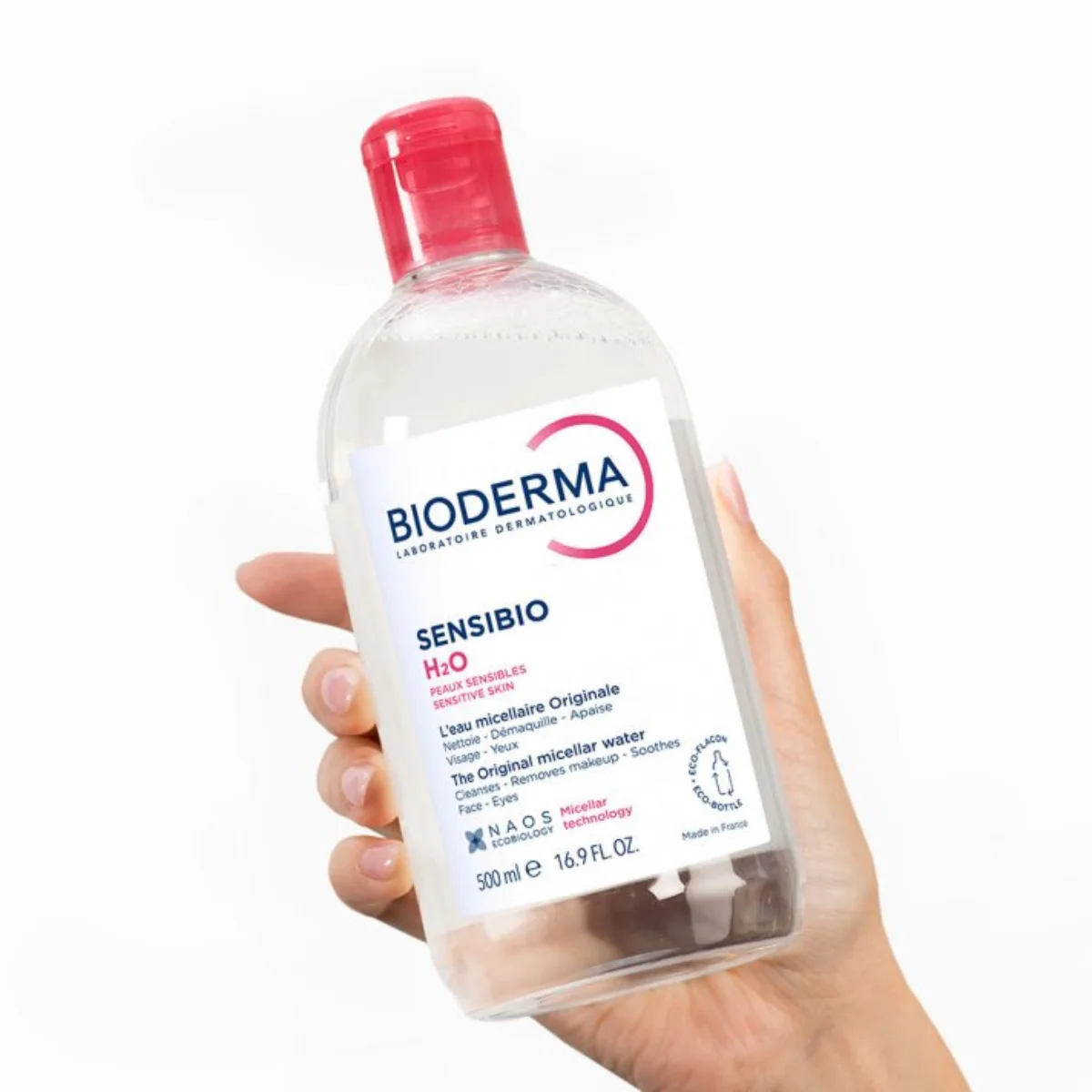 Bioderma Sensibio H2O Eau Micellaire 500ml - Démaquillant Peaux Sensibles - Algérie – Image 2