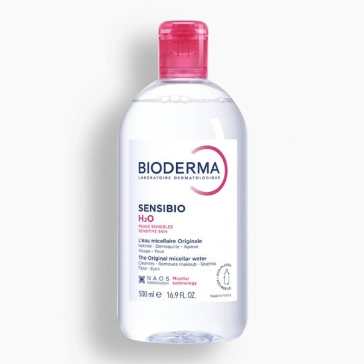 Bioderma Sensibio H2O Eau Micellaire 500ml - Démaquillant Peaux Sensibles - Algérie