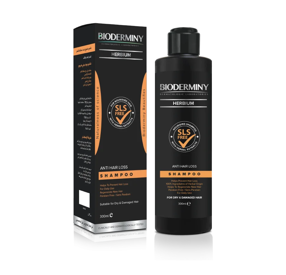 BIODERMINY Shampooing anti chute cheveux Secs Abimés 300ml - prix Algérie