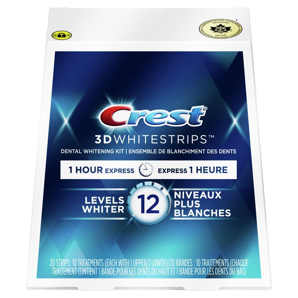 Bandes Crest 3d White Whitestrips Express 1 Heure