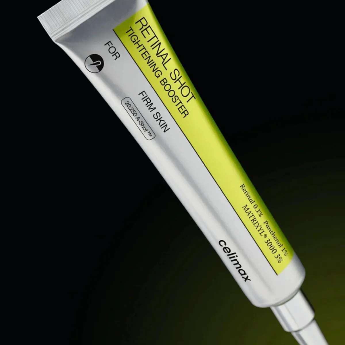 Crème anti-rides au rétinol CELIMAX Retinal Shot 15ml packaging boîte et tube