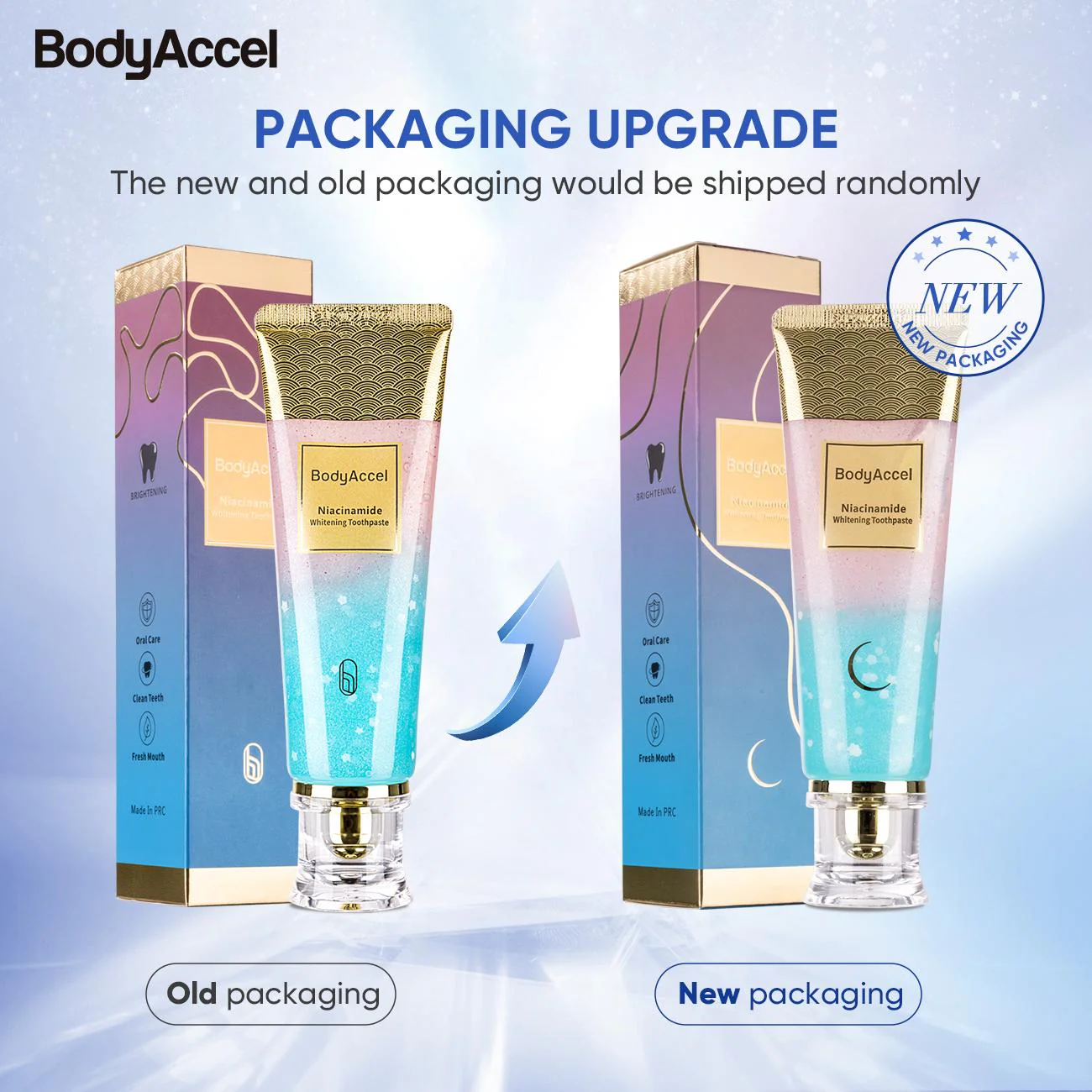 BODYACCEL Dentifrice Blanchissant Niacinamide 120g | Dents Blanches – Image 6