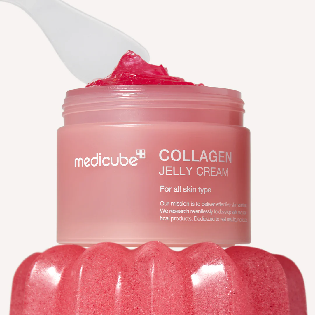 Crème gel MEDICUBE Collagen Niacinamide Jelly Cream 110ml raffermissante et illuminatrice K-Beauty - Packaging officiel