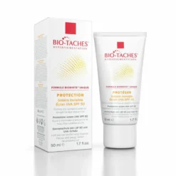 "Crème solaire Bio-Taches SPF 50+ anti-taches Magpharm 40ml tube packaging complet dermocosmétique"