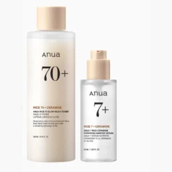 Coffret ANUA Rice Daily Glow Duo Set avec tonique illuminateur et sérum éclat eau de riz 2 pièces