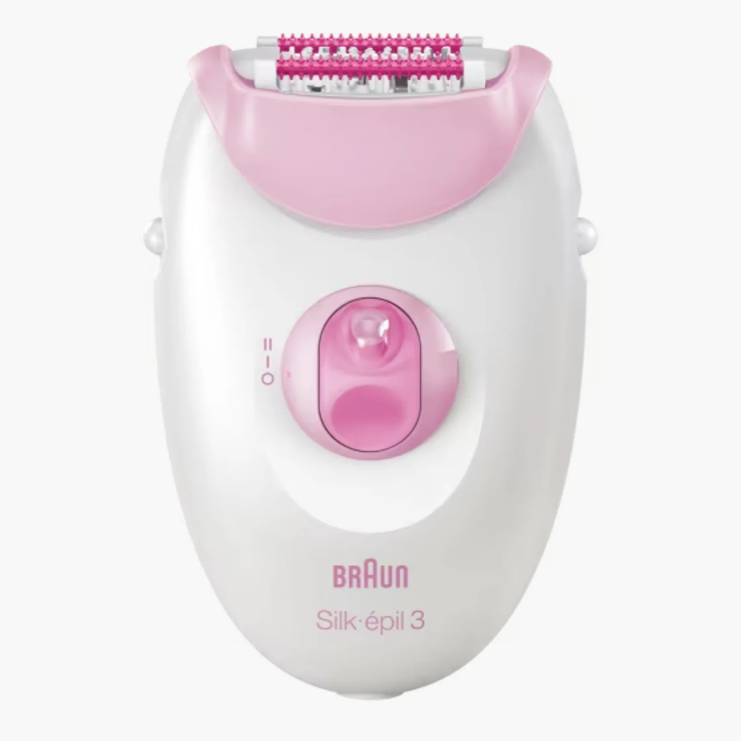 Tête épilation BRAUN Silk-épil 3 détail 20 pinces MicroGrip système pivotant