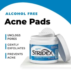 Alternative view of Stridex Essential Pads Anti-Acné Vitamines C & E 1% Acide Salicylique