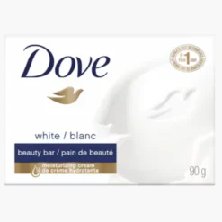 Dove Pain de Beauté Blanc 100g emballage savon hydratant crème quart visage corps