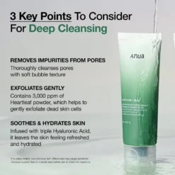 Coffret Double Cleansing Duo Set ANUA avec huile démaquillante et nettoyant moussant 200ml packaging