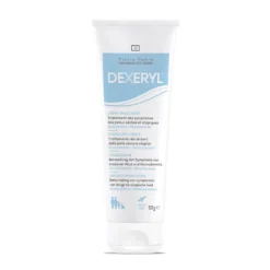 Crème hydratante DEXERYL pot 250g pour peaux sèches Laboratoire Pierre Fabre vue face packaging