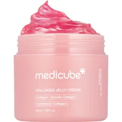 Crème gel MEDICUBE Collagen Niacinamide Jelly Cream 110ml raffermissante et illuminatrice K-Beauty - Packaging officiel