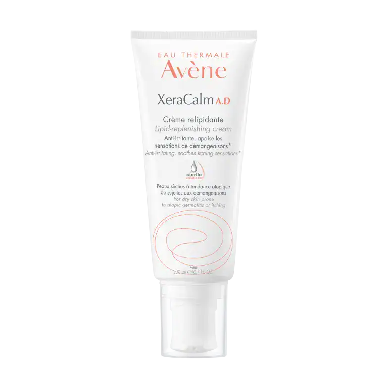 Crème AVÈNE XeraCalm A.D 200ml relipidante anti-grattage pour peau atopique eczéma dermatite avec I-modulia breveté - Packaging officiel