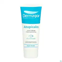 Crème DERMAGOR Cold Cream 100ml protectrice nourrissante pour peau très sèche sensible formule galénique traditionnelle - Packaging officiel