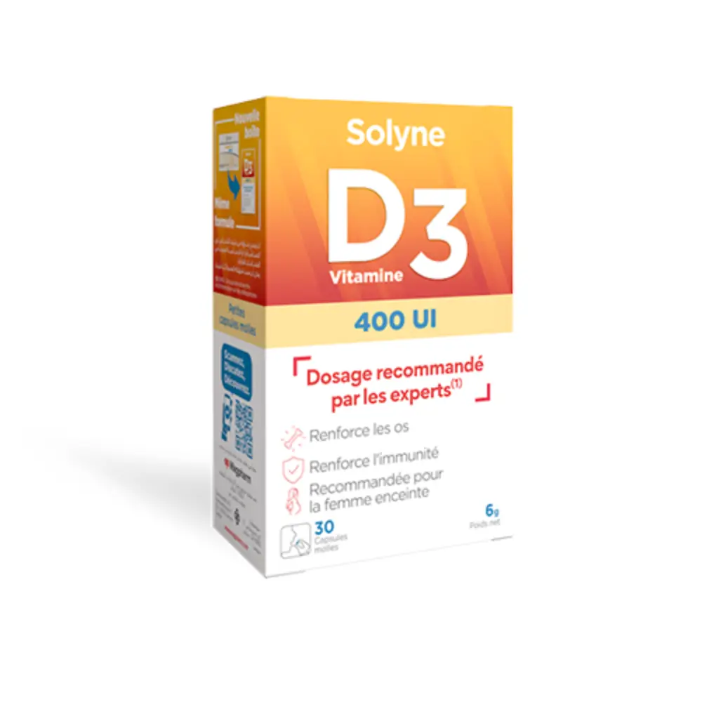 Solyne Vitamine D3 Capsules