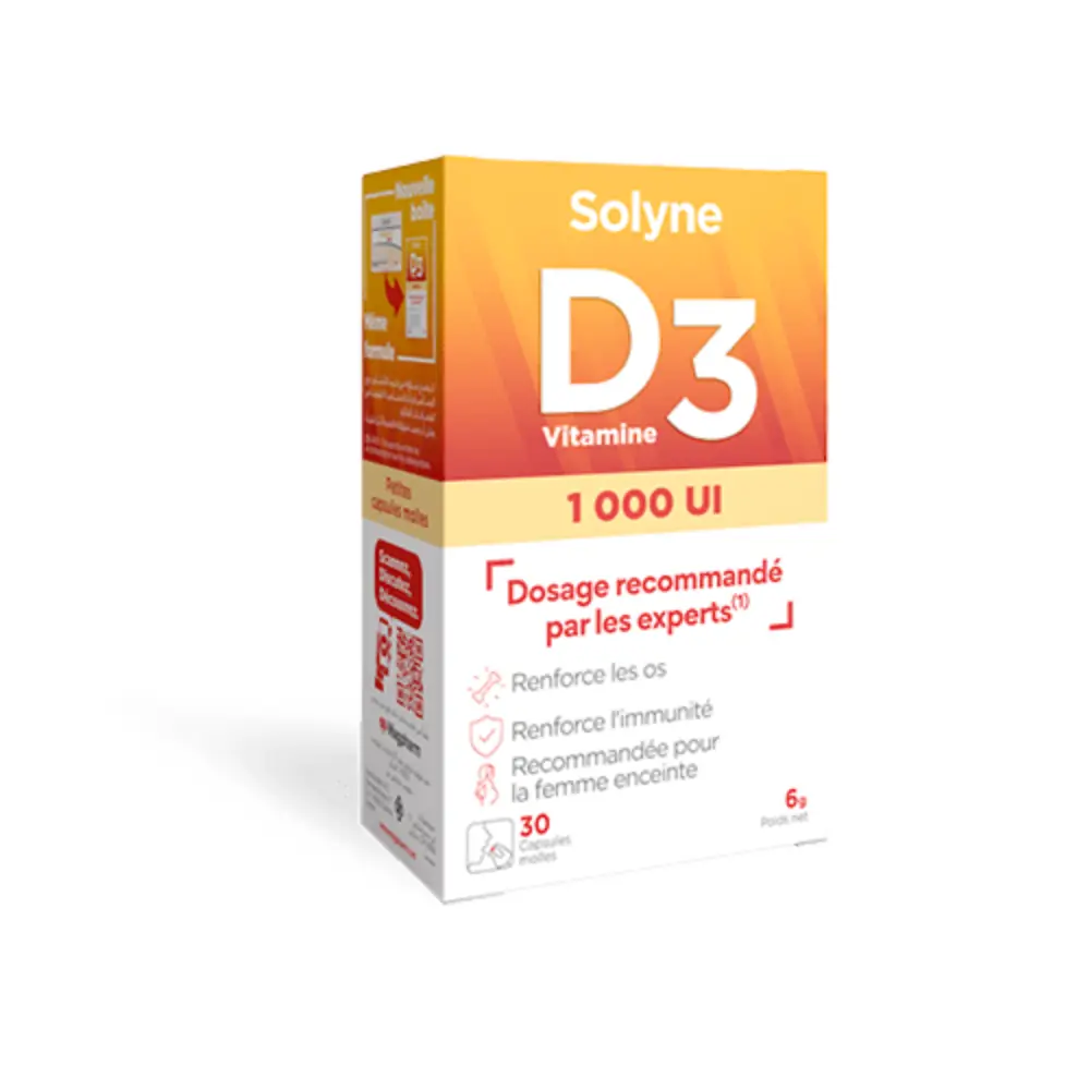 Solyne Vitamine D3 Capsules
