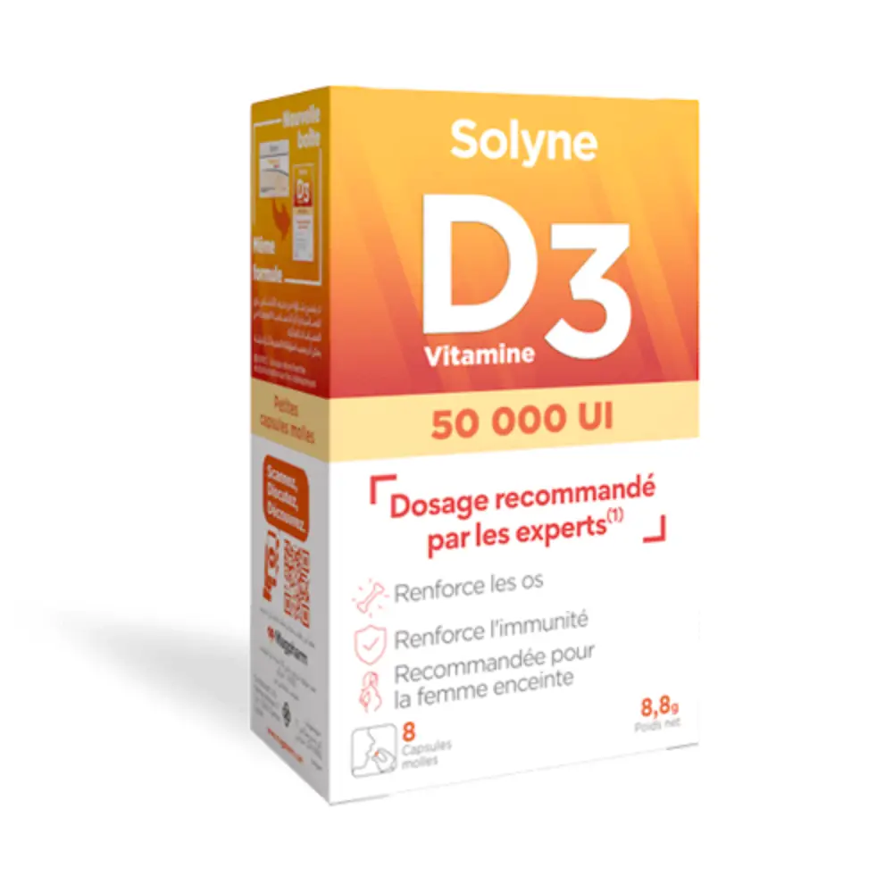 Solyne Vitamine D3 Capsules