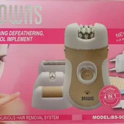 Browns Épilateur 4 en 1 BS-903 Rechargeable pour Femme