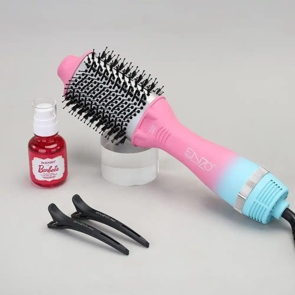 ENZO Professional Brosse Sèche-Cheveux Lissante Volumatrice en-752