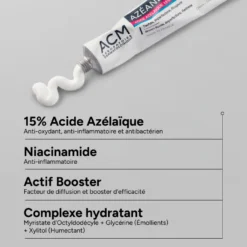 Alternative view of Azéane Crème à l'Acide Azélaïque 15% - Traitement Anti-Imperfections 30ml