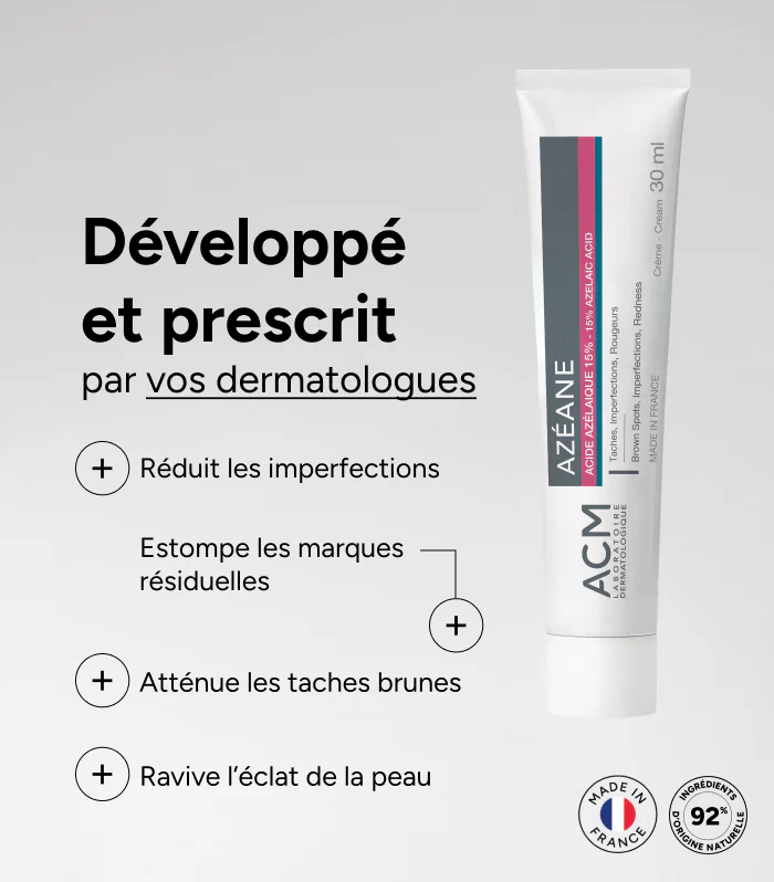 Azéane Crème à l'Acide Azélaïque 15% - Traitement Anti-Imperfections 30ml – Image 4