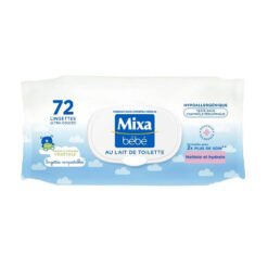 Mixa Bébé Lingettes à l'Eau Nettoyante Hypoallergéniques