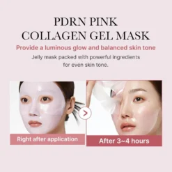 Alternative view of Medicube PDRN Masque Gel Collagène Rose Anti-Âge Nuit 28g