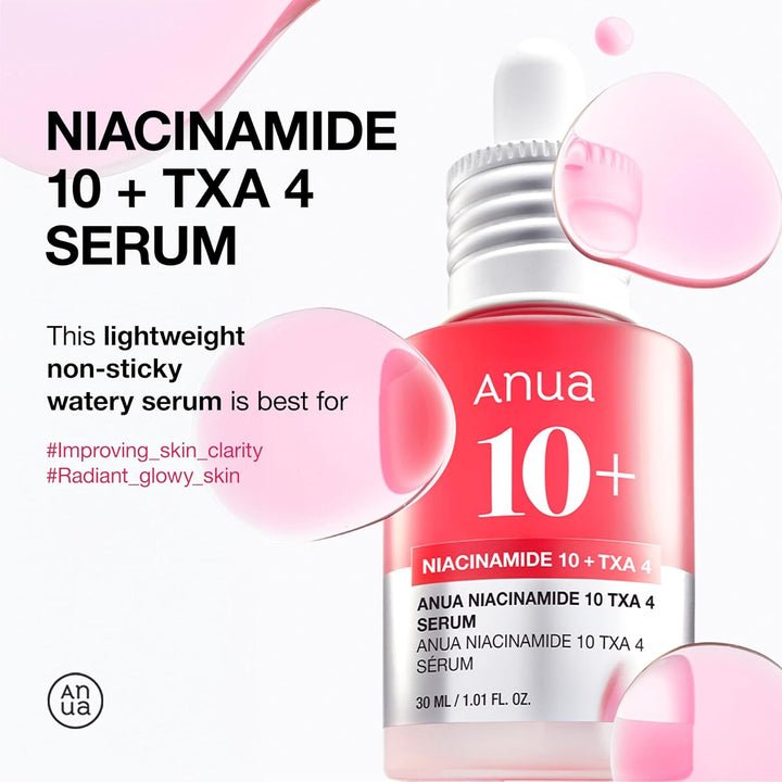 ANUA Niacinamide 10% + TXA 4% Sérum Anti-Taches Correcteur 30ml