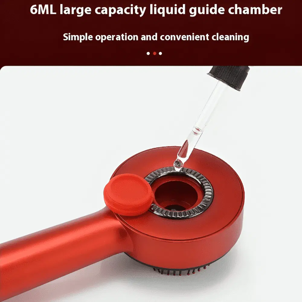 Brosse Massage Électrique Anti-Chute Stimulation Cuir