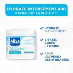 Mixa Crème Fraîche et Fondante Multi-Usage, à l’acide hyaluronique