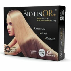GHN BiotinOr+ Biotine 5000µg Cheveux Peau Ongles 30 Gélules