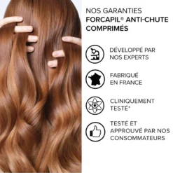 Arkopharma Forcapil Anti-Chute Cheveux Ongles Lot 3 Mois 90 Comprimés