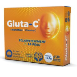 GHN Gluta-C Glutathion 200mg Vitamine C Antioxydant Éclaircissant 30 Gélules