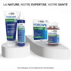 Arkopharma Forcapil Anti-Chute Cheveux Ongles Lot 3 Mois 90 Comprimés