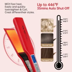Mac Styler Fer à Lisser Céramique MC-2028 450°F Écran LCD