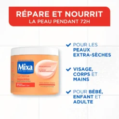 Mixa Crème Réparatrice Multi-Usage Peaux Extra-Sèches 400ml