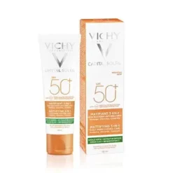Vichy Capital Soleil Matifiant 3en1 SPF50+ Peaux Mixtes – Image 3