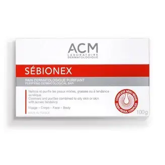 ACM Sébionex Pain Dermatologique Purifiant Peaux Grasses 100g – Image 2