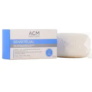 ACM Sensitélial Pain Surgras Dermatologique Peaux Sensibles 100g – Image 4