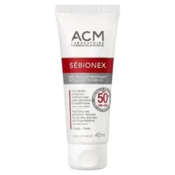 ACM Sébionex Gel Solaire Matifiant SPF 50+ Peaux Grasses 40ml