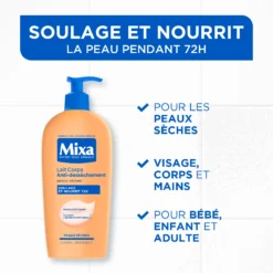 Alternative view of Mixa Lait Corps Hydratant Anti-Dessèchement 250ml