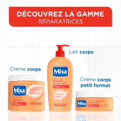 Mixa Lait Corps Réparateur Intensif Peaux Sèches 400ml – Image 4