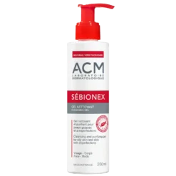 ACM Sébionex Gel Nettoyant Purifiant Peaux Grasses 200ml