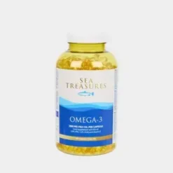 Sea Treasures Oméga-3 Fish Oil 1000mg 300 Capsules (100 Jours)