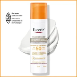 Eucerin Sun Défense Âge Lotion Solaire Visage SPF50 AH 5 AOX Shield 75ml