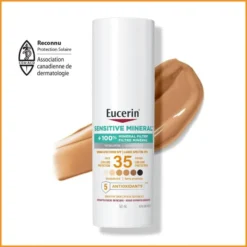 Eucerin Sun Minérale Sensible Teintée Visage FPS35 Zinc Oxide 24% 50ml