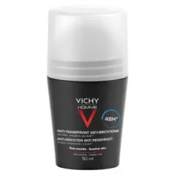 Vichy Homme Détranspirant Anti-Irritations Peaux Sensibles 48H Bille 50ml